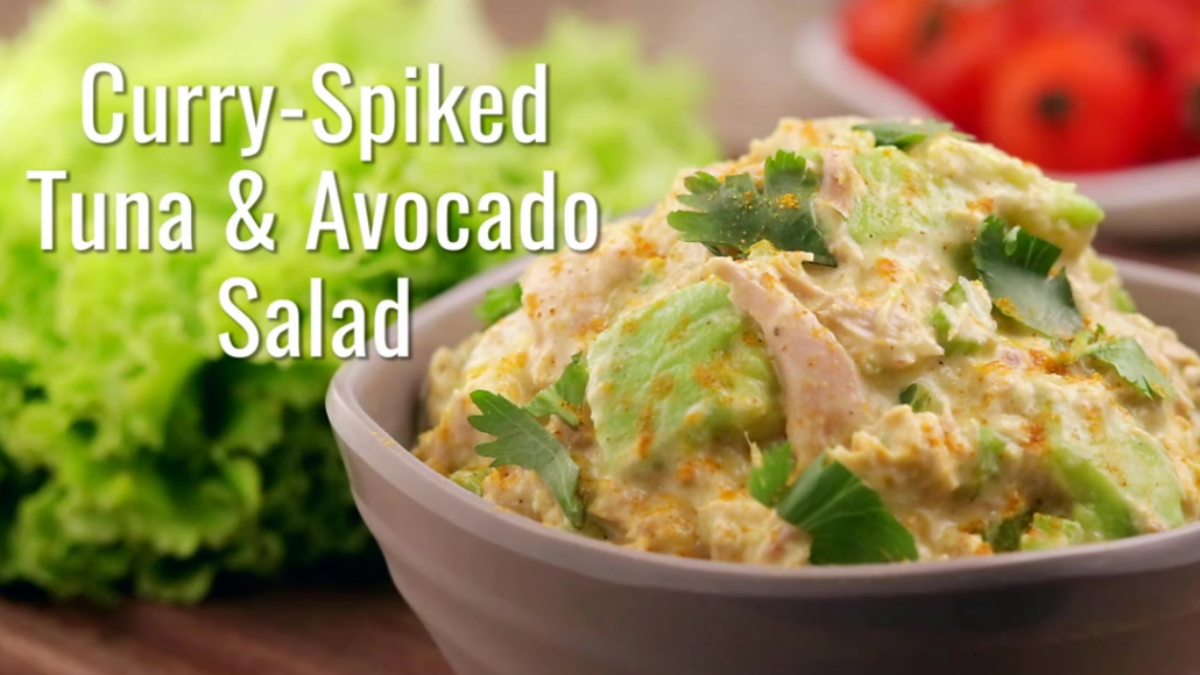 Curry-Spiked Tuna And Avocado Salad